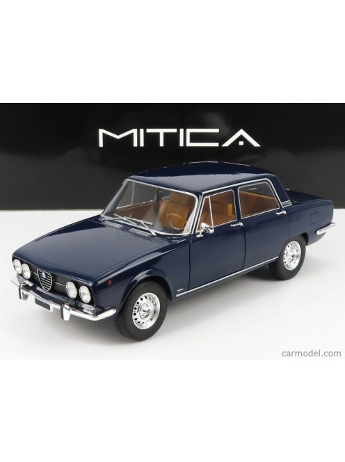 Mitica-Diecast - Alfa Romeo 2000 Berlina 1971 (With Decals Comando Polizia - Comando Carabinieri - Comando Vigili Del Fuoco E Civile) Blue Cobalto 324