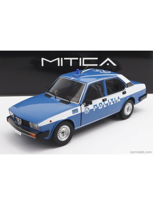 Mitica-Diecast - Alfa Romeo Alfetta 2000 Polizia Stradale 1978 Police Blue White