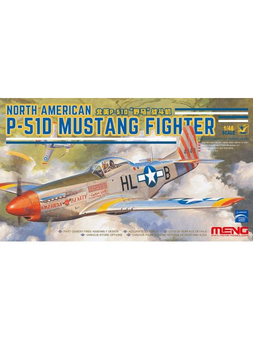 Meng Model - North American P-51D Mustang Fighter