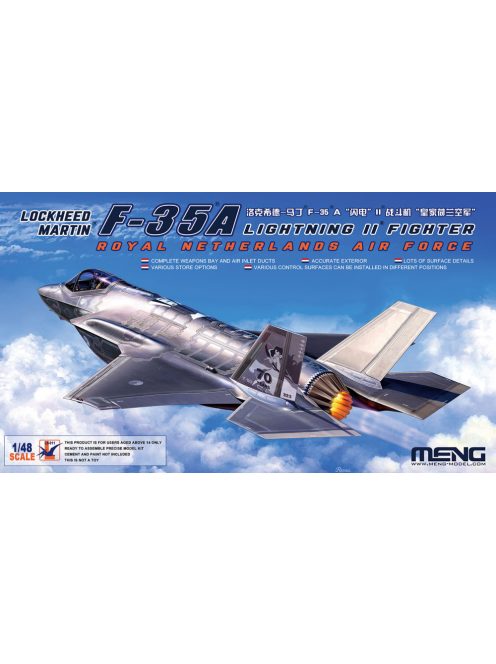 Meng Model - Lockheed Martin F-35A Lightning II Fighter Royal Netherlands Air Force