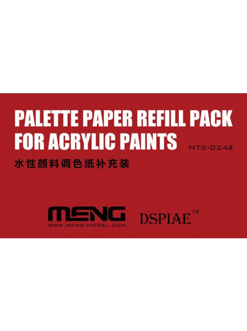 Meng Model - Palette Paper Refill Pack