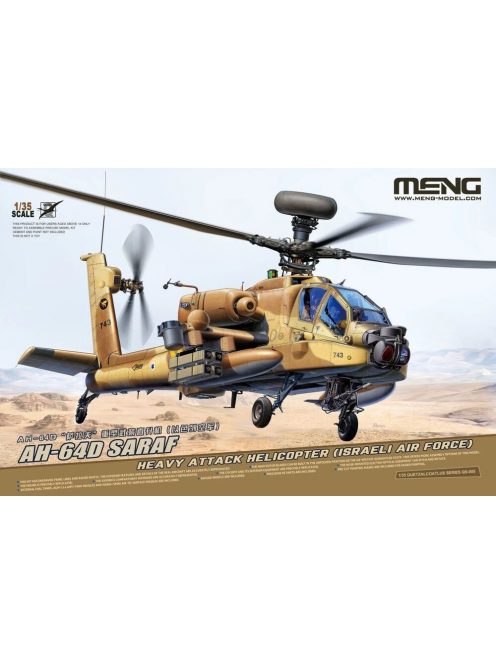 Meng Model - AH-64D Saraf Heavy Attack Helicopter (Israeli Air Force)