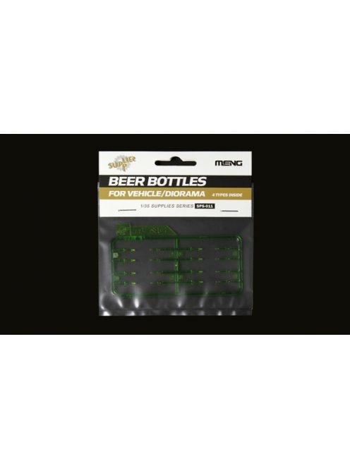 Meng Model - Beer Bottles For Vehicle & Diorama