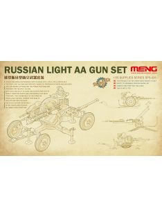 Meng Model - Russian Light Aa Gun Set