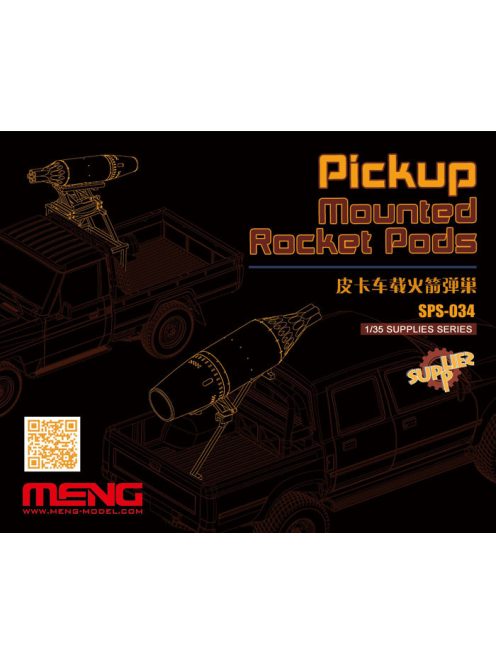 Meng Model - Pickup Mounted Rocket Pods (Resin)