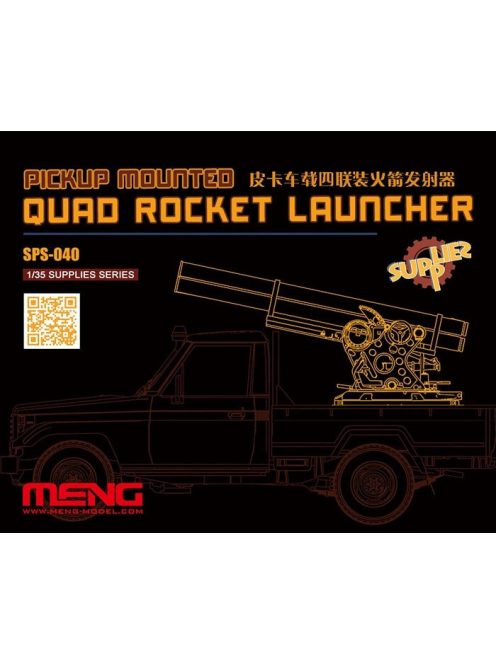 Meng Model - Pickup Mounted Quad Rocket Launcher