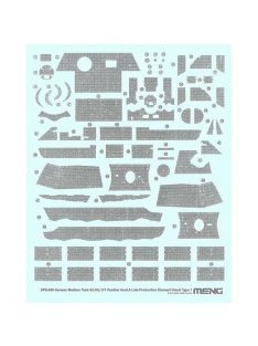   Meng Model - German Medium Tank Panther Ausf.A Late Zimmerit Decal Type A