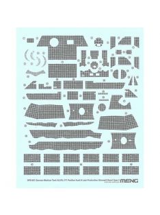   Meng Model - German Medium Tank Panther Ausf.A Late Zimmerit Decal Type B