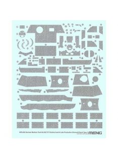   Meng Model - German Medium Tank Panther Ausf.A Late Zimmerit Decal Type C