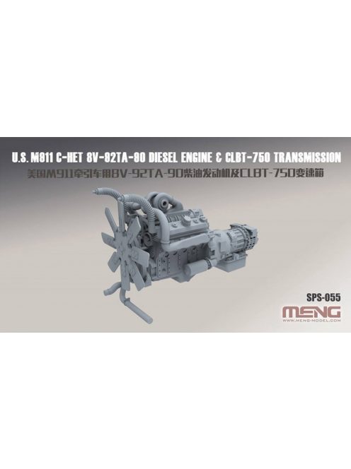 Meng Model - U.S. M911 C-HET 8V-92TA-90 Diesel Engine & CLBT-750 Transmission