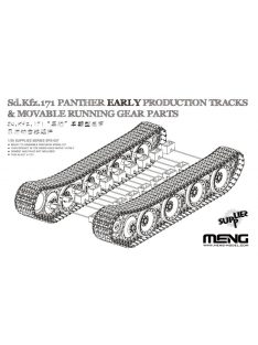   Meng Model - German Medium Tank Sd.Kfz.171 Panther Early Production Tracks & Mov