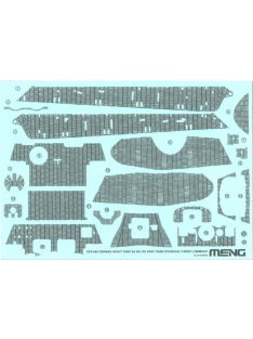   Meng Model - German Heavy Tank Sd.Kfz.182 King Tiger (Porsche Turret) Zimmerit Decal