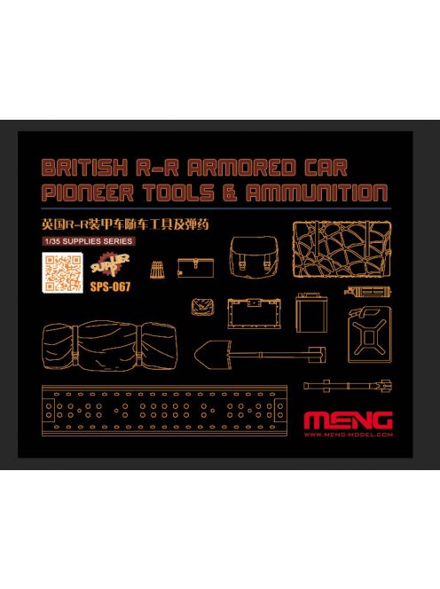 Meng Model - British R-R Armored Car Pioneer Tools & Ammunition (RESIN)