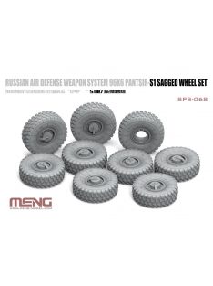   Meng Model - Russian Air Defense Weapon System 96K6 Pantsir-S1 Sagged Wheel Set