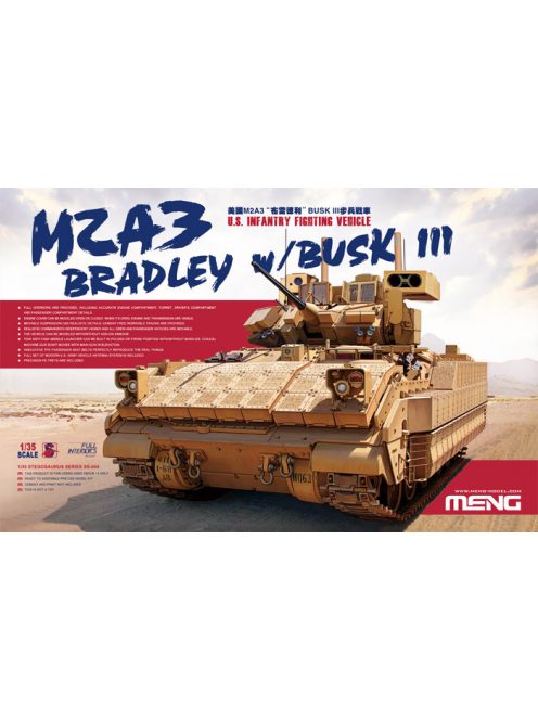 Meng Model - U.S. Infantry Fighting Vehicle M2A3 Bradley W/Busk Iii