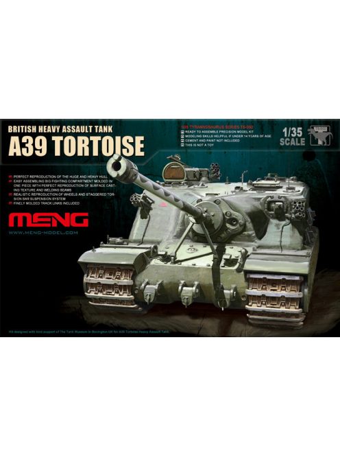 Meng Model - British Heavy Assault Tank A39 Tortoise