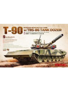   Meng Model - Russian Main Battle Tank T-90 W/Tbd-86 Tank Dozer