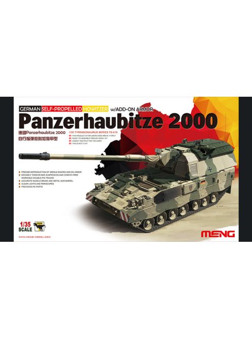 Meng Model - German Panzerhaubitze 2000 Self-Propelled Howitzer W/Add-On Armor