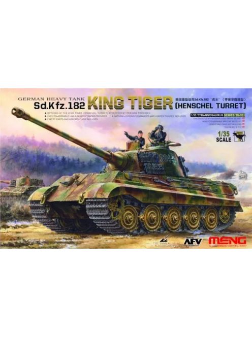 Meng Model - German Heavy Tank Sd.Kfz.182 King Tiger (Henschel Turret)