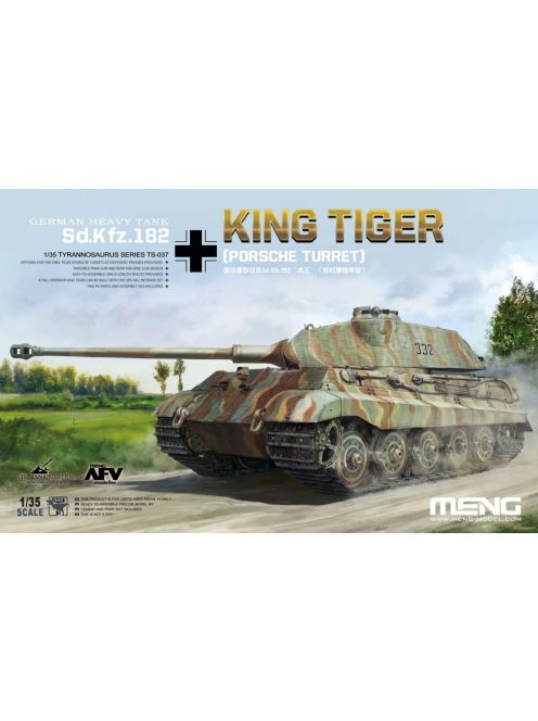 Meng Modell - German Heavy Tank Sd.Kfz.182 King Tiger (Porsche Turret)