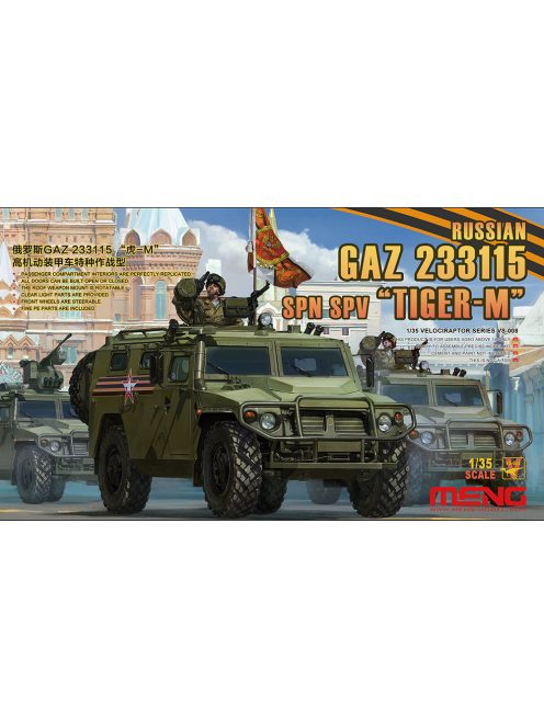 Meng Model - Russian GAZ 233115Tiger-M SPN SPV