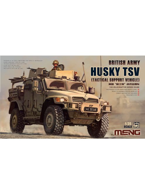 Meng Model - British Army Husky Tactical Support Vehicle