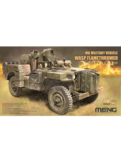 Meng Model - Wasp Flamethrower Jeep