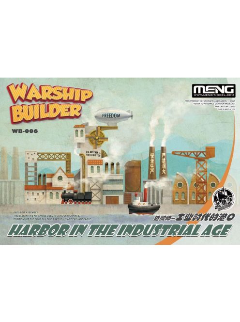 MENG-Model - Warship Builder-Harbor In The Industrial Age (CARTOON MODEL)