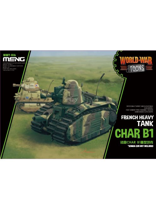 Meng Model - French Heavy Tank Char B1