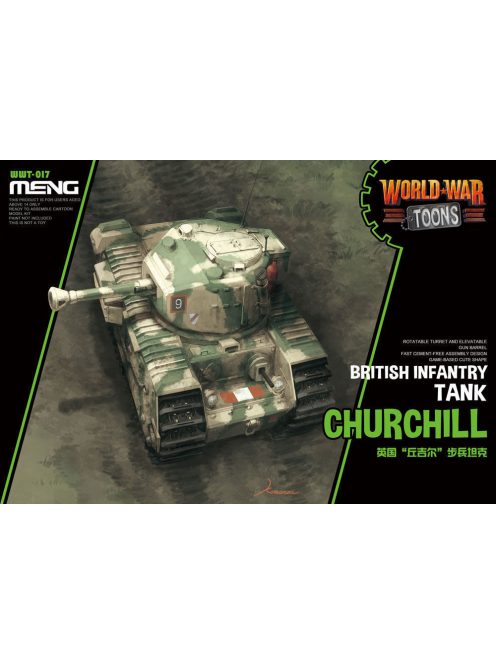 Meng Model - British Infantry Tank Churchill (CARTOON MODEL)