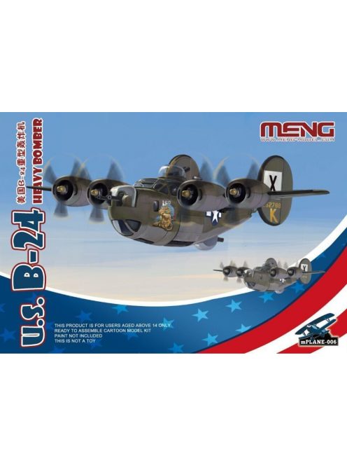 Meng Model - U.S. B-24 Heavy Bomber (Cartoon Model)