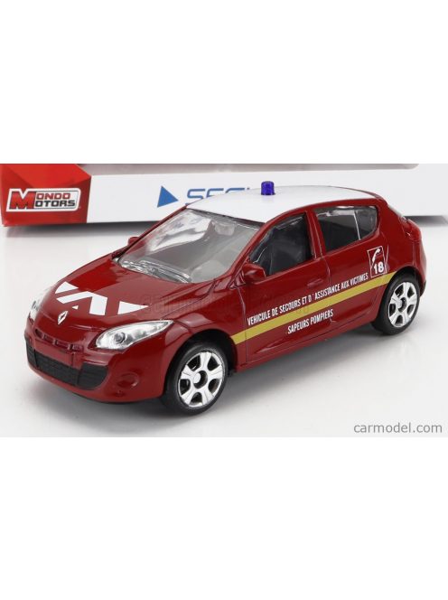 Mondomotors - Renault Megane Sapeurs Pompiers 2012 Red White