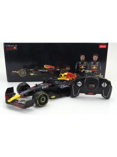   Mondomotors - RED BULL F1  RB18 TEAM ORACLE RED BULL RACING N 1 WORLD CHAMPION SEASON 2022 MAX VERSTAPPEN MATT BLUE YELLOW RED