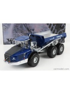   Motorart - Volvo A40D Truck Cassonato Ribaltabile Cava Mineraria Tractor 3-Assi 2001 Blue Silver