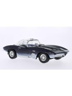   Motor-Max - Chevrolet Mako Shark, dunkelblau/weiss, 1961, 1:18