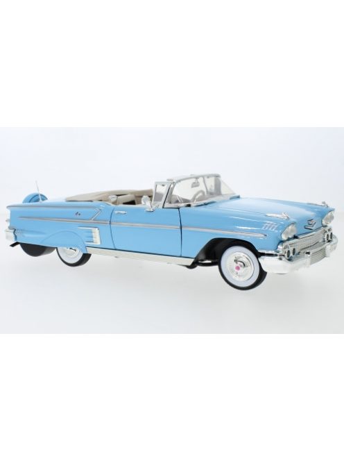 Motor-Max - Chevrolet Impala Convertible, hellblau, 1958, 1:18