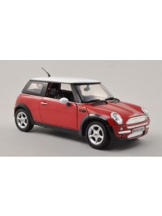 Motor-Max - Mini Cooper, rot/weiss, 2001, 1:18