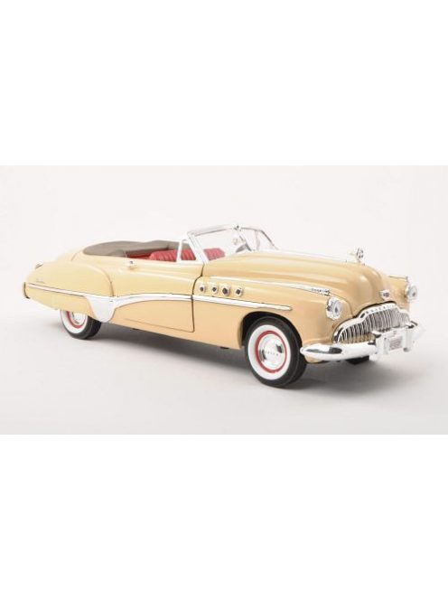 Motor-Max - Buick Roadmaster Convertible, beige, 1949, 1:18