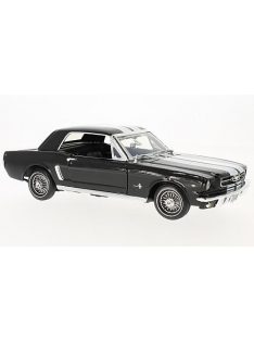 Motor-Max - Ford Mustang Hardtop, schwarz/weiss, 1964, 1:18