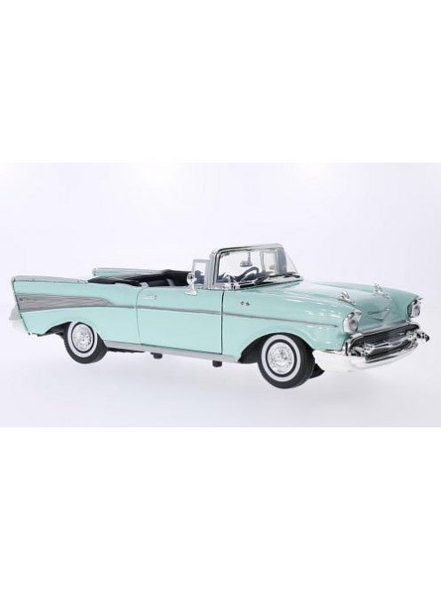 Motor-Max - Chevrolet Bel Air Convertible, hellgrün, 1957, 1:18