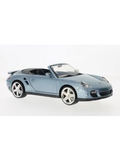   Motor-Max - Porsche 911 (997) Turbo Cabriolet, hellblau, 1:18