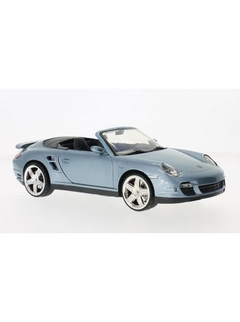 Motor-Max - Porsche 911 (997) Turbo Cabriolet, hellblau, 1:18