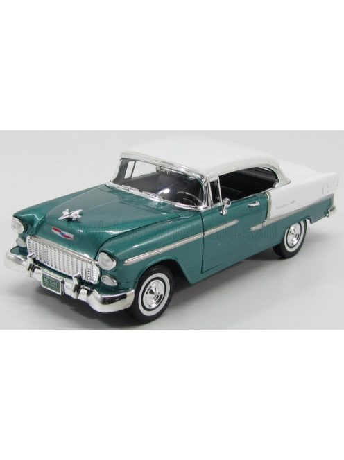 Motor-Max - CHEVROLET BEL AIR CABRIOLET CLOSED 1955 GREEN MET WHITE