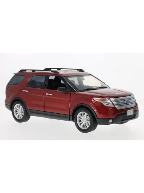 Motor-Max - Ford Explorer XLT, dunkelrot, 2015, 1:18