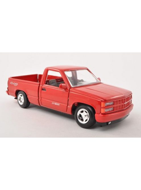 Motor-Max - Chevrolet 1500 Pick Up 454 SS, rot, 1992, 1:24