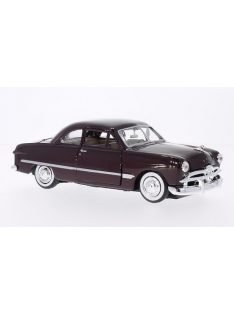 Motor-Max - Ford Coupe, dunkelrot, 1949, 1:24