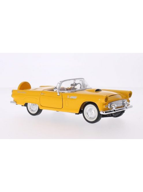 Motor-Max - Ford Thunderbird, dunkelgelb, 1956, 1:24