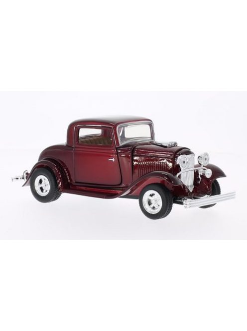 Motor-Max - Ford Coupe, dunkelrot, 1932, 1:24