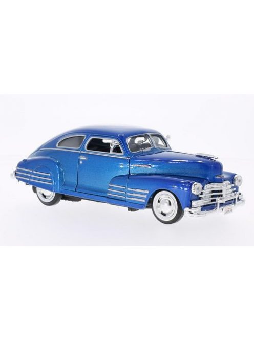 Motor-Max - Chevrolet Aerosedan Fleetline, blau, 1948, 1:24