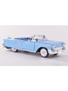   Motor-Max - Chevrolet Impala Convertible, hellblau, 1958, 1:24